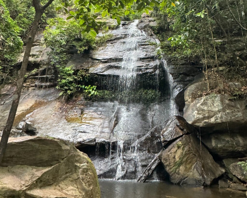 The waterfalls at Bigaho.