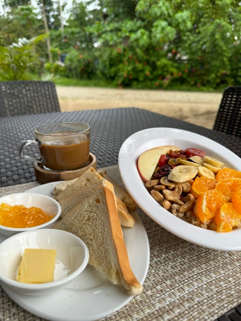 A hearty breakfast is served at Bay Brew Resto Bar & Cafe.