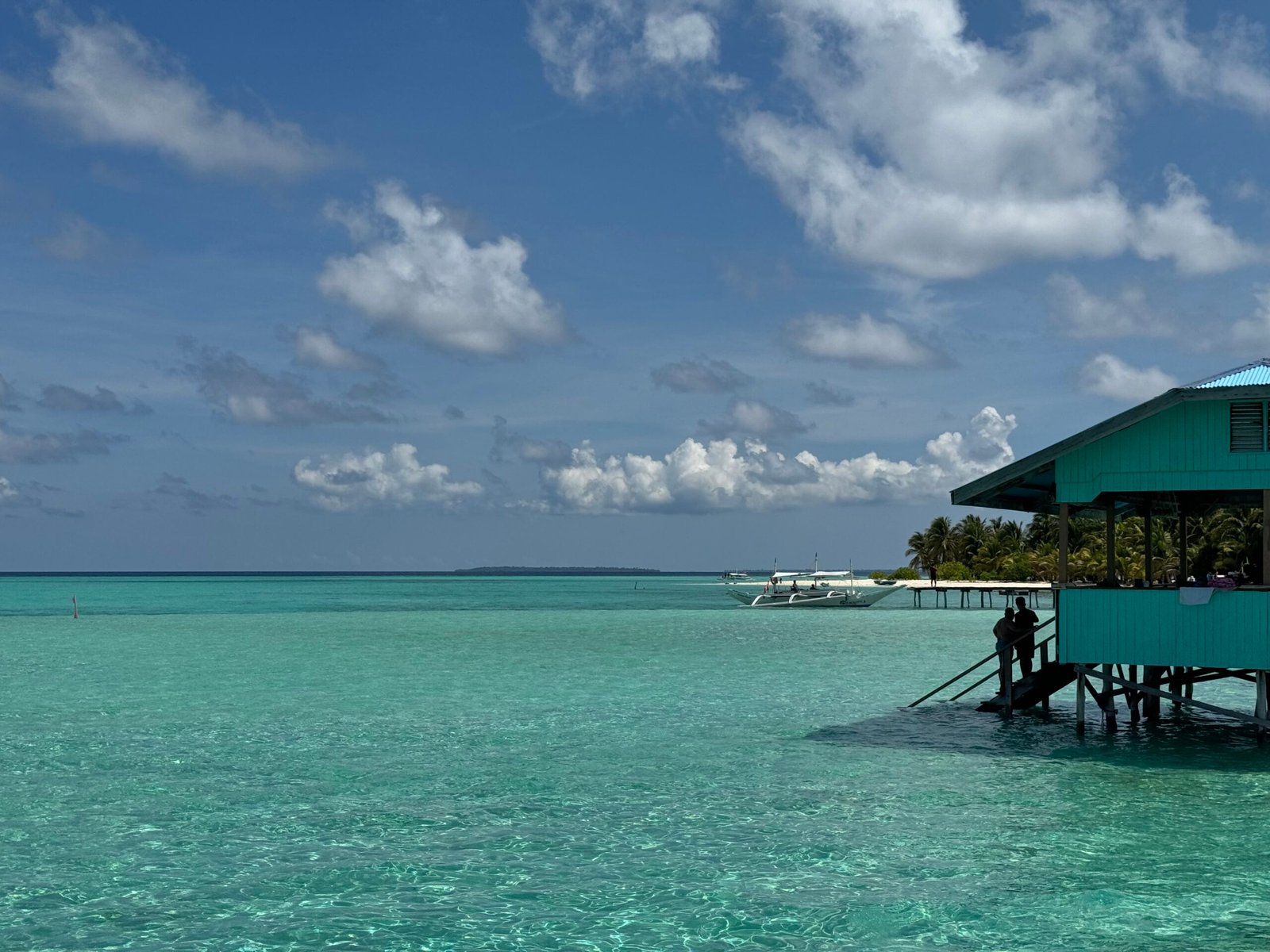 Crystal-clear waters surround Balabac Island in the Philippines.