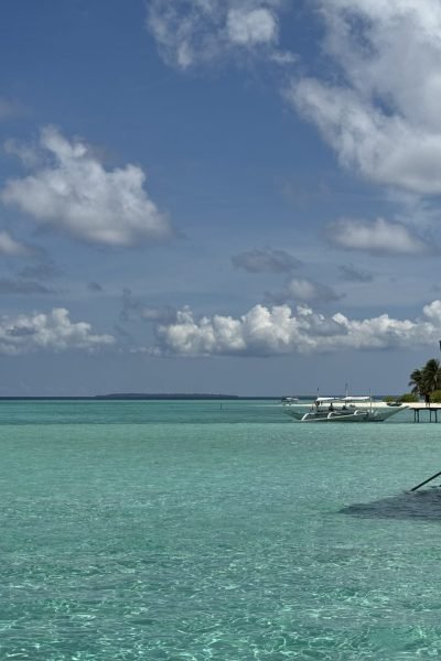 Crystal-clear waters surround Balabac Island in the Philippines.